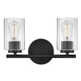 Leta 24W 2 LED Small Bath Vanity 9 Inch Tall and 13.75 Inch Wide by Lark - 85582