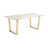 Atlas Dining Table 29.7 Inch Tall and 35.4 Inch Wide by Zuo Modern - 100652
