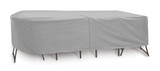 108x60x40 Inch Oval-Rectangular Table and Chair Cover by Protective Covers - 134R