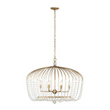 Voliere 6 Light Oversized Oval Pendant by Varaluz - 343N06