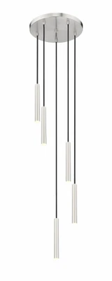 Forest 25W 5 LED Chandelier 12 Inch Tall and 12 Inch Wide By Z-Lite - 919MP12-5R