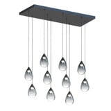Dewdrop 80W 10 LED Light Medium Linear Pendant by ET2 - E21566