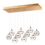 Swank 60W 10 LED Medium Pendant by ET2 - E24599