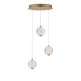 Rhythm 15W 3 LED Light Medium Pendant by ET2 - E24643
