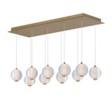 Rhythm 50W 10 LED Light Medium Linear Pendant by ET2 - E24648