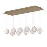 Rhythm 50W 10 LED Light Medium Linear Pendant by ET2 - E24648