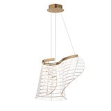 Tartan 14W 1 LED Light Small Pendant by ET2 - E24812-82