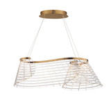 Tartan 24W 1 LED Light Large Linear Pendant by ET2 - E24814-82
