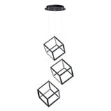 4 Square 162W 3 LED Light Large Pendant by ET2 - E30587
