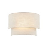 Textile 1 Light Tier Wall Sconce 10 Inch and 14 Inch Wide by Justice Design - FAB-5770