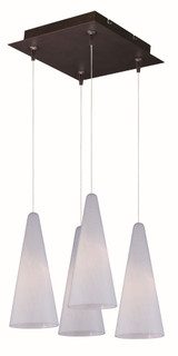 Lava 4W LED Cone Pendant With Canopy by ET2 - E946-Lava