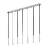 Forest 35W 7 LED Linear Chandelier 12 Inch Tall X 4.75 Inch Wide By Z-Lite - 919MP12-7L