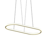 Luna 98W 2 LED Oversized Oversized Pendant by Sonneman - 2241