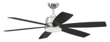 Hogan 6 Blade Ceiling Fan with Light Kit 54 Inches Wide by Craftmade - HGN54