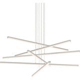 Stix 97.56W 6 LED Pendant 6 Inch Tall and 40 Inch Wide by Sonneman - 2766