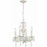 Paris Flea Market 4 Light Small Chandelier by Crystorama - 5024