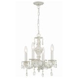 Paris Flea Market 4 Light Small Chandelier by Crystorama - 5024