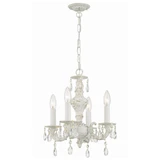Paris Flea Market 4 Light Small Chandelier by Crystorama - 5024