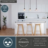 Da Vinci 3 Light Linear Pendant by Vaxcel - PD5027