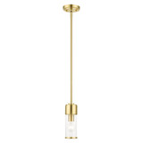 Quincy 1 Light Mini Pendant by Livex - 17140