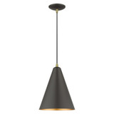 Dulce 1 Light Small Cone Pendant by Livex - 41492