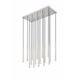 Forest 85W 17LED Linear Chandelier 23.75 Inch Tall X 18 Inch Wide By Z-Lite - 919MP24-17L