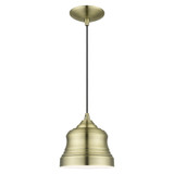 Endicott 1 Light Small Pendant by Livex - 55901