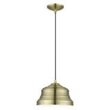 Endicott 1 Light Small Pendant 13 Inch Tall by Livex - 55902