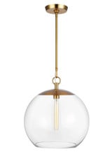 Atlantic 1 Light Large Round Pendant by Visual Comfort Studio - CP1041