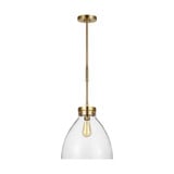 Garrett 1 Light Medium Pendant 14.75 Inch Tall by Visual Comfort Studio - CP1121
