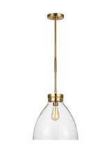 Garrett 1 Light Medium Pendant 14.75 Inch Tall by Visual Comfort Studio - CP1121