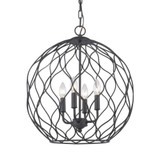Parisian Mesh 4 Light Large Pendant by Matteo - C54404