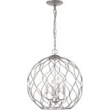 Parisian Mesh 4 Light Large Pendant by Matteo - C54404
