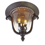 Santa Barbara 2 Light 11.5 Inch Wide Outdoor Flush Mount by Kalco - 9017