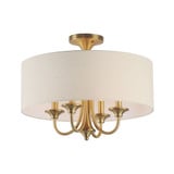 Bongo 4 Light 18 Inch Wide Semi Flush Mount by Maxim - 10013