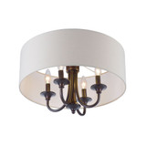 Bongo 4 Light 18 Inch Wide Semi Flush Mount by Maxim - 10013