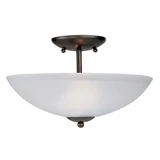 Logan 2 Light 13 Inch Wide Semi Flush Mount by Maxim - 10042