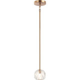 Rosa 1 Light Mini Pendant 3.5 Inch Tall by Matteo - C61401