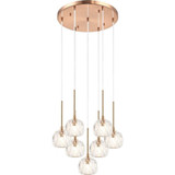 Rosa 7 Light Large Pendant by Matteo - C61437
