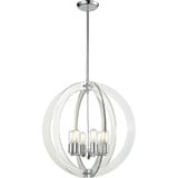 Dangle Candle 6 Light Large Pendant by Matteo - C61506
