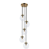 The Bougie 5 Light Large Pendant by Matteo - C63005