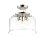 Acadia 3 Light 12.75 Inch Wide Semi Flush Mount by Maxim - 12271