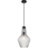 Quilted Gem 1 Light Small Pendant 18 Inch Tall by Matteo - C68101