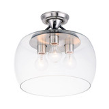 Goblet 3 Light 13.5 Inch Wide Flush Mount by Maxim - 26130