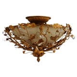 Elegante 3 Light 16.5 Inch Wide Semi Flush Mount by Maxim - 2859