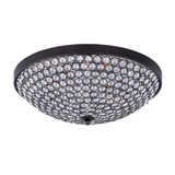 Glimmer 4 Light 15 Inch Wide Flush Mount by Maxim - 39871B