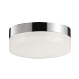 Illuminaire II 12.5W 1 LED 5 Inch Wide Round Flush Mount by Maxim - 57680CLFT