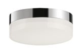 Illuminaire II 12.5W 1 LED 5 Inch Wide Round Flush Mount by Maxim - 57680CLFT