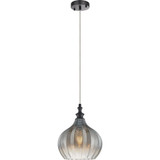 Renity 1 Light Small Pendant 12 Inch Tall by Matteo - C80102