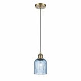 Bridal Veil 1 Light Cord Hung Mini Pendant 5 Inch Wide by Innovations - 516-1P-G559-5-GL